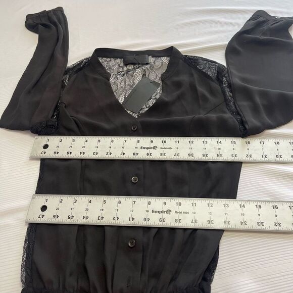 NWT BLAQUE LABEL Black Lacey Bodysuit Size XS NEW - Picture 5 of 12